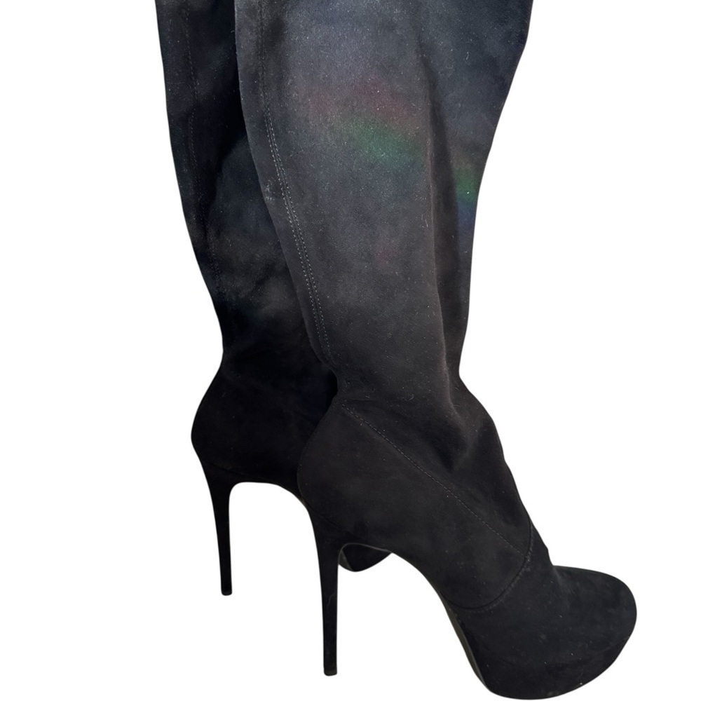 Jessica Simpson Black Knee-High Stiletto Boots Size 7.5
